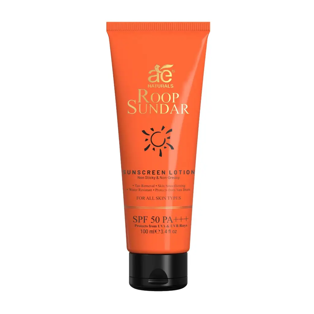 AE Naturals Roop Sundar Sunscreen Lotion SPF 50 100ml