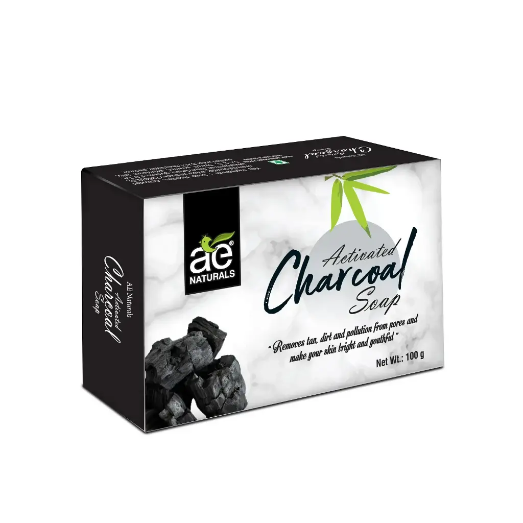 AE Naturals Activated Charcoal soap  pack of 4